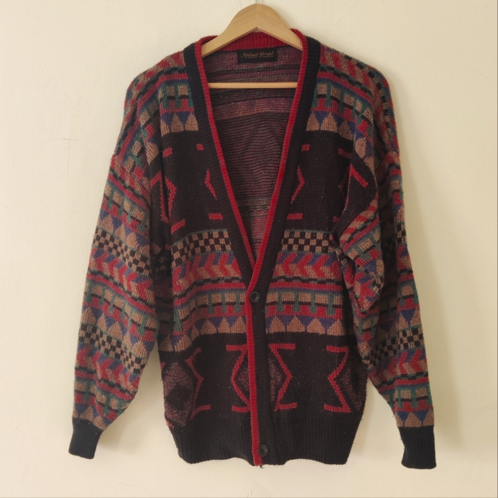 Vintage Michael Gerald Oversized Cardigan